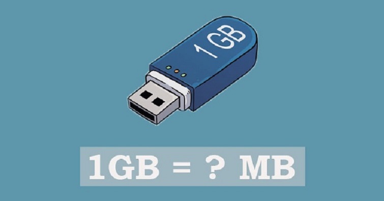 1GB bằng bao nhiêu MB?