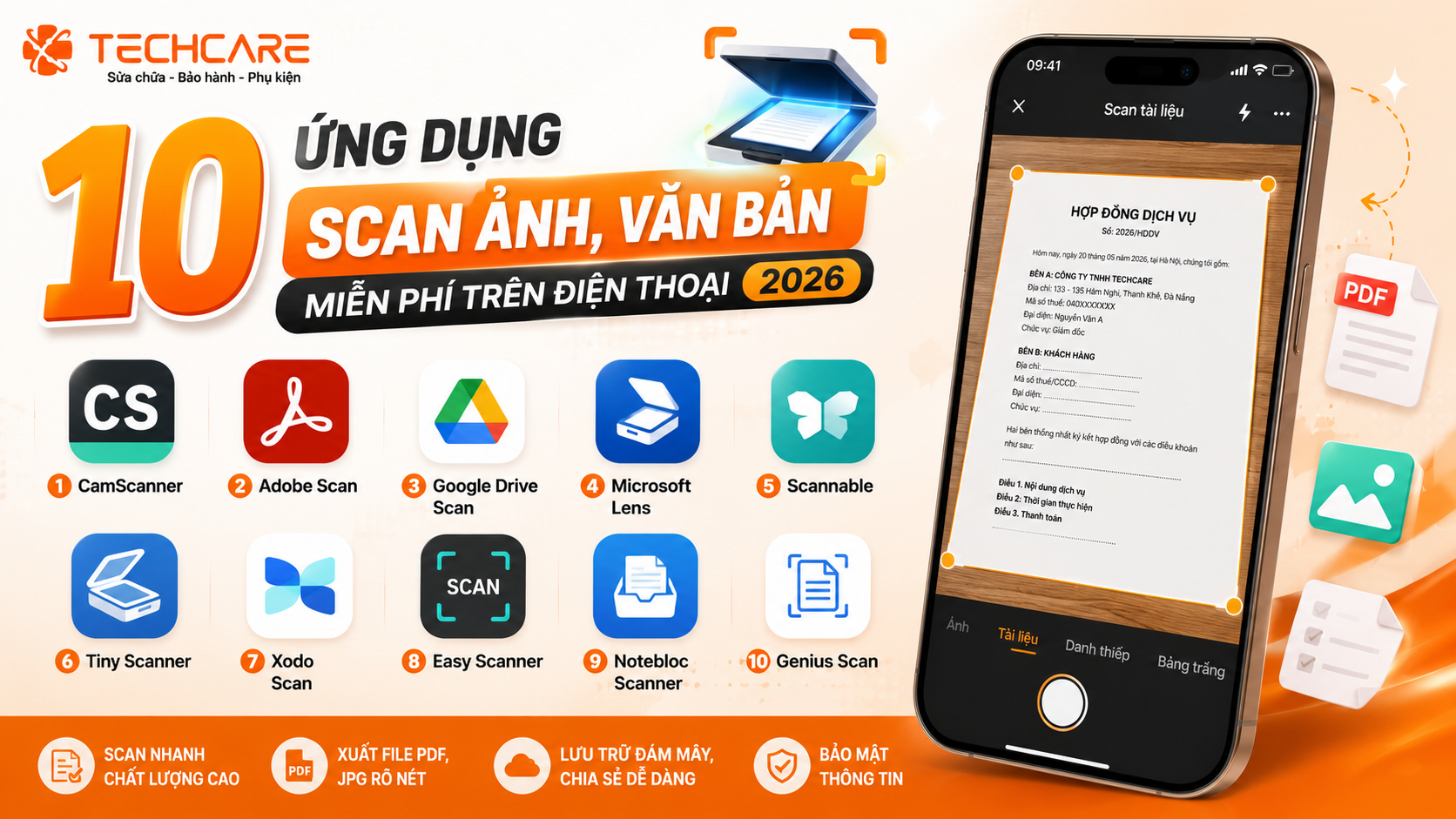 10 Ứng Dụng Scan Ảnh, Văn Bản Miễn Phí Trên Điện Thoại 2026