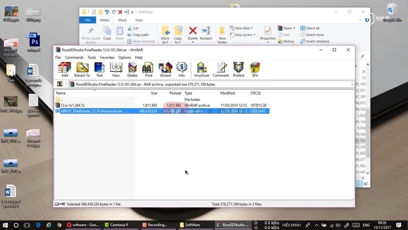 Cách cài đặt phần mềm ABBYY FineReader 12 chi tiết