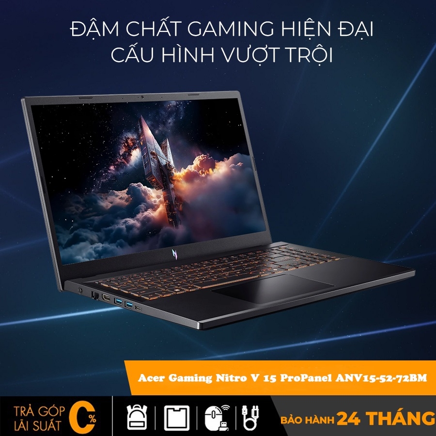 Acer Gaming Nitro V 15 ProPanel ANV15-52-72BM NH.QZ9SV.004