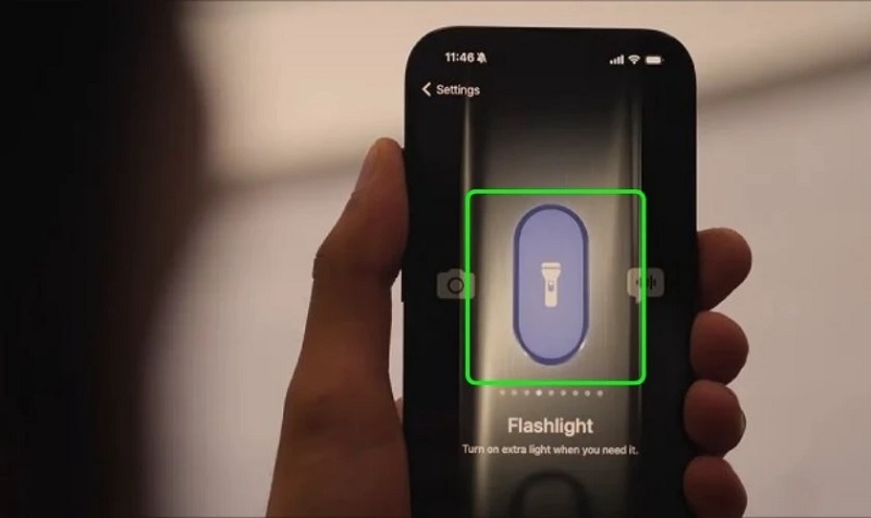 Bật/tắt đèn pin