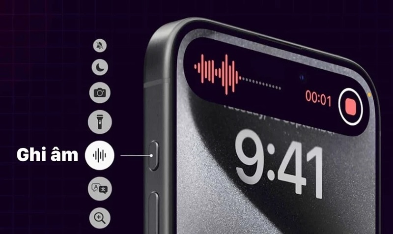 Bật chế độ ghi âm