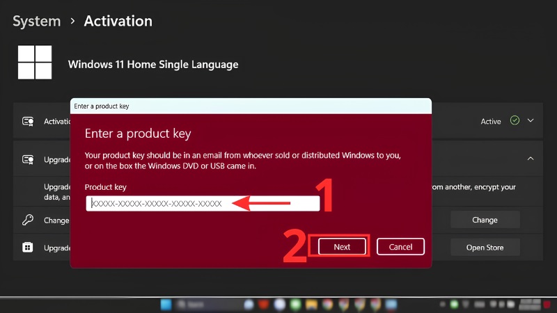 Cách kích hoạt trên Windows 11 Cách kích hoạt trên Windows 11