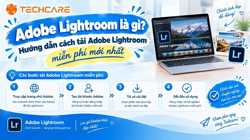 Adobe Lightroom là gì? Hướng dẫn cách tải Adobe Lightroom miễn phí mới nhất