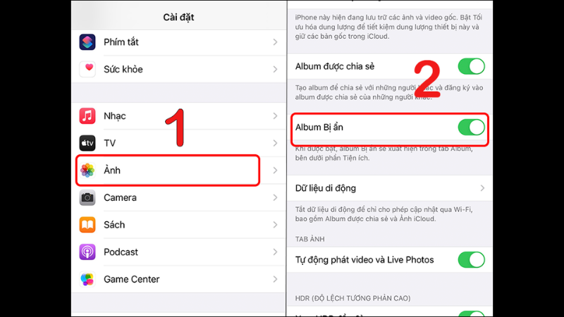 Ẩn Ảnh Và Video Riêng Tư