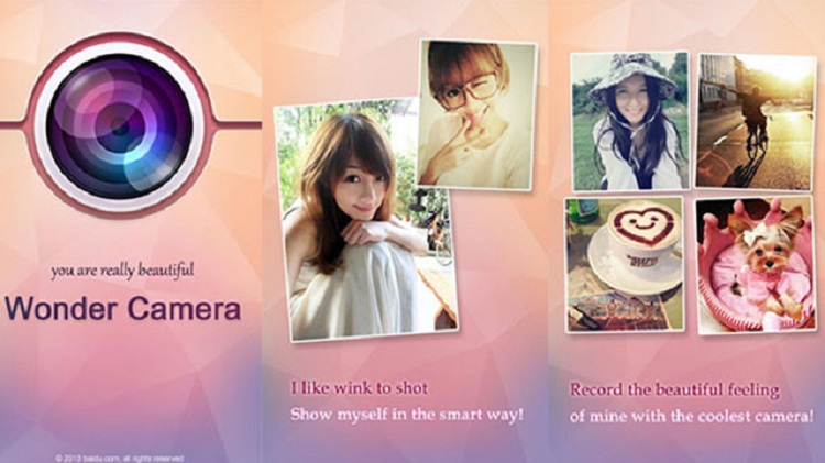 Wonder Camera app xoá mụn trên iphone android