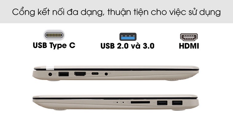 Cổng kết nối đa dạng, thuận tiện trong việc sử dụng