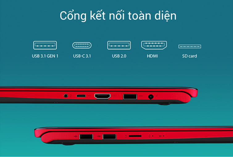 Cổng kết nối được trang bị đầy đủ dễ dàng kết nối