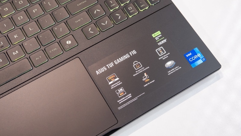 Asus TUF Gaming F16 FX608JHR-RV037W - Laptop Gaming Hiệu Năng Cao Cho Game Thủ Chuyên Nghiệp