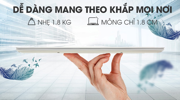 Nhẹ hơn, mỏng hơn