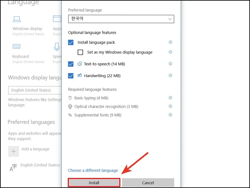 Biểu tượng chữ 한 hiện trên thanh Taskbar của Windows Biểu tượng chữ 한 hiện trên thanh Taskbar của Windows