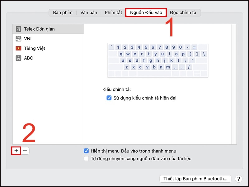 Cách cài bàn phím tiếng Hàn trên máy tính macOS bước 3 Cách cài bàn phím tiếng Hàn trên máy tính macOS bước 3