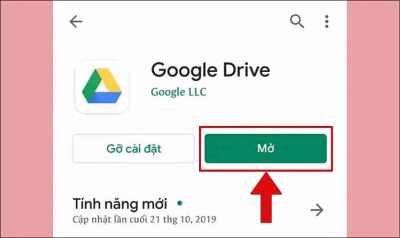 Tải và cài đặt ứng dụng Google Drive