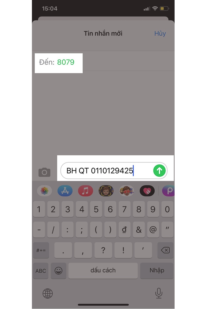 Tra cứu bằng tin nhắn SMS