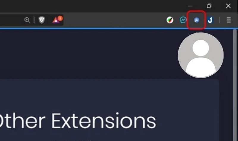 Chọn vào biểu tượng của tiện ích Multiple Tools for Facebook