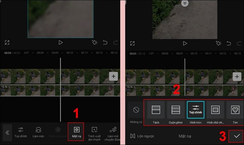 Chọn hiệu ứng muốn sử dụng