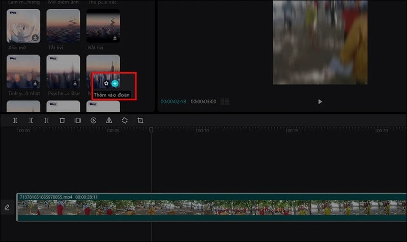Nhấn vào biểu tượng dấu cộng
