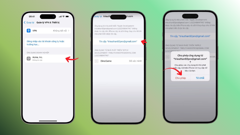 Các bước bật tin cậy ứng dụng trên iPhone dễ dàng