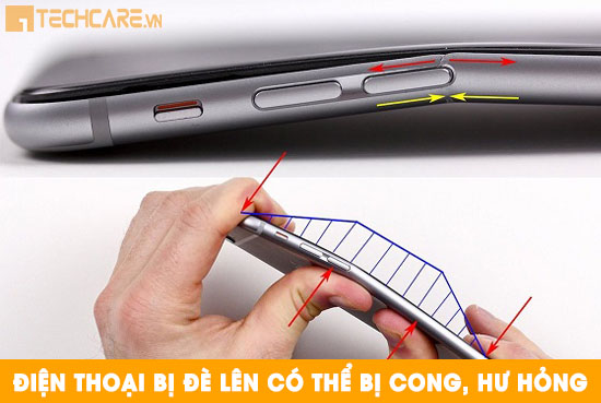 Các điểm dễ bị bẻ cong nhất trên Iphone