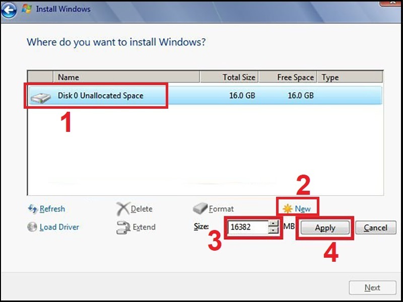 Xuất hiện mã lỗi Error code 0x80070057
