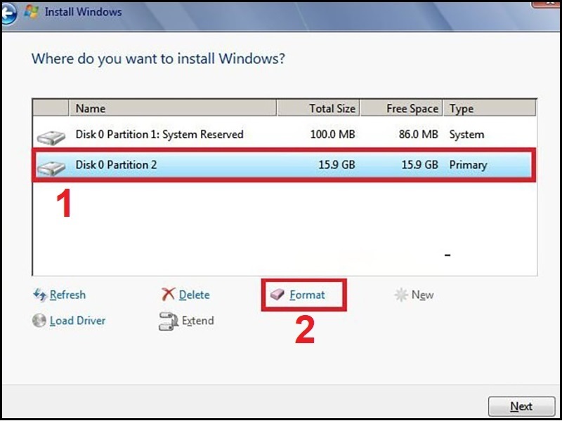 Chọn tiếp vào OK