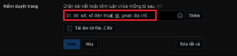 Thêm vào những từ hay cụm từ mà bạn cần ẩn