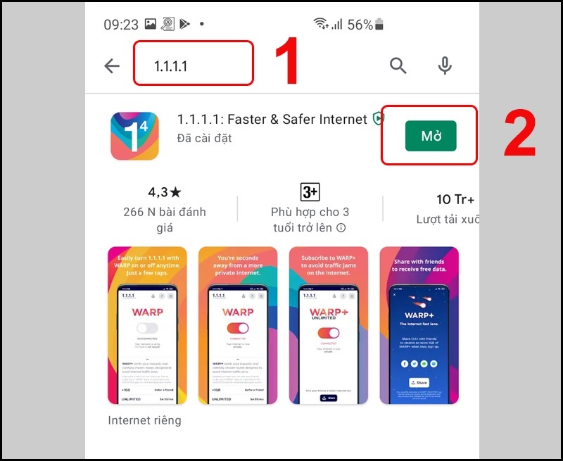 Mở ứng dụng ẩn trên Samsung bằng CH Play