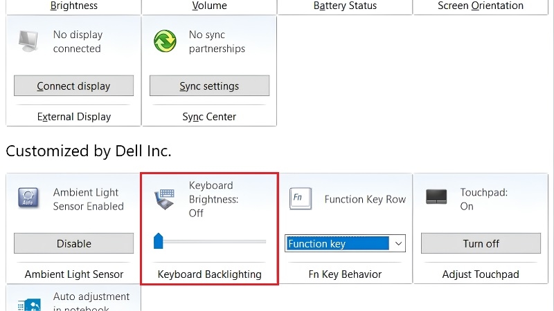 Bật qua Windows Mobility Center bước 3 Bật qua Windows Mobility Center bước 3