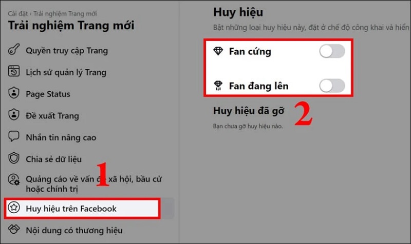 Kéo thanh trượt ở mục Fan cứng sang phải