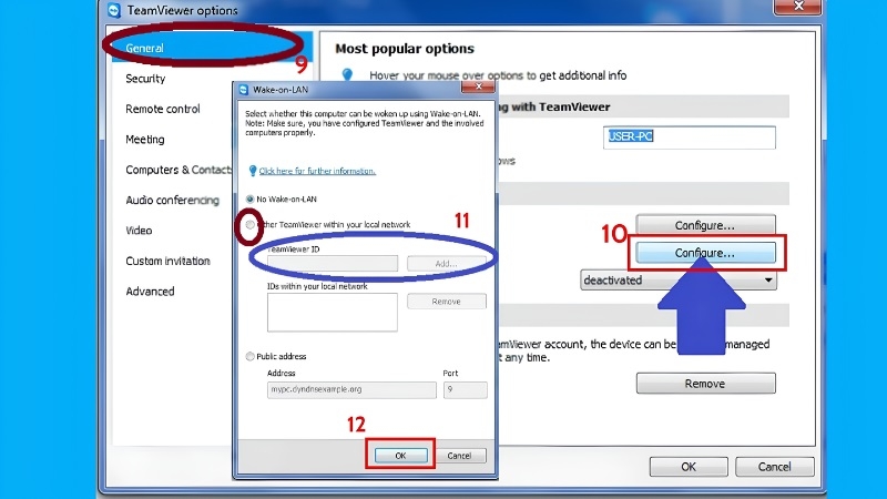 Bật máy tính từ xa bằng TeamViewer bước 4 Bật máy tính từ xa bằng TeamViewer bước 4