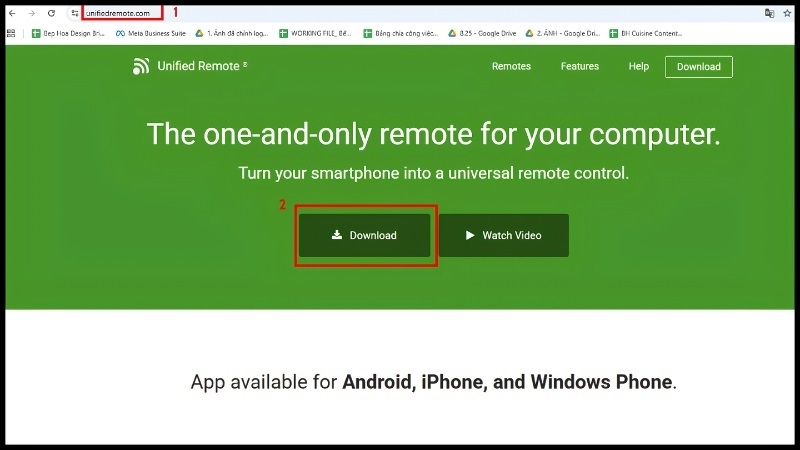 Bật máy tính từ xa bằng điện thoại với Unified Remote bước 1 Bật máy tính từ xa bằng điện thoại với Unified Remote bước 1