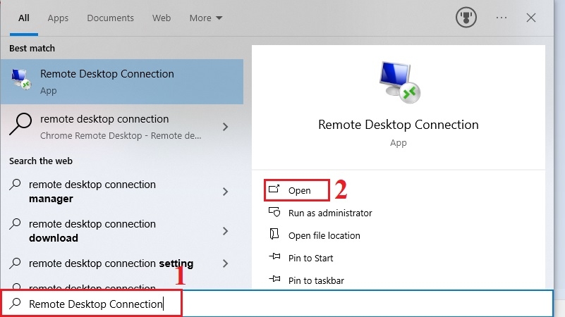 Remote Desktop của Windows bước 7 Remote Desktop của Windows bước 7