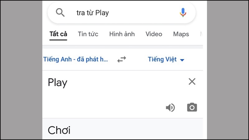 Tra từ điển, dịch văn bản