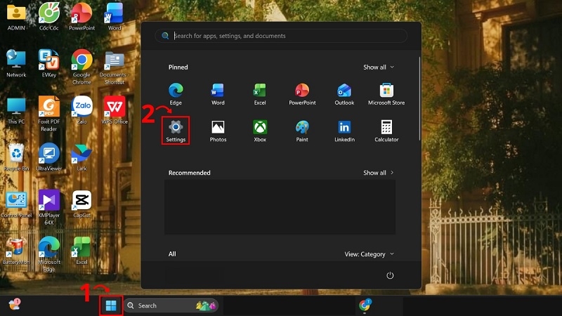 Kiểm tra Windows Update bước 1