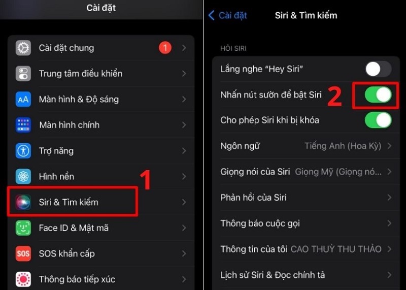 Bật, tắt chế độ không làm phiền bằng Siri