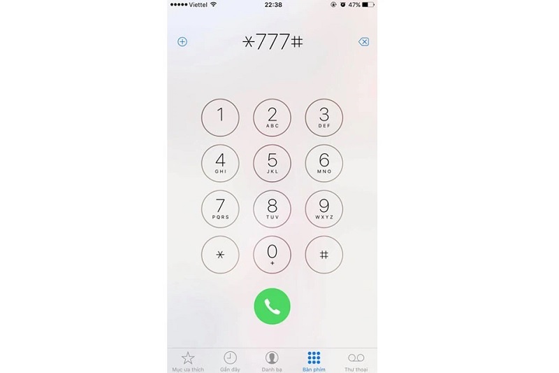 Sử dụng mã USSD