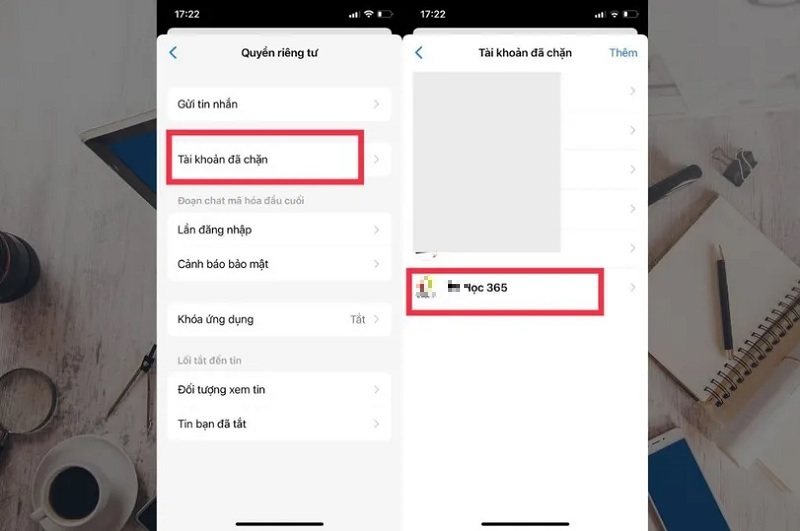 Nhấn vào nút Bỏ chặn