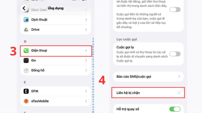Cách Bỏ Chặn Số Điện Thoại Trên iPhone b2