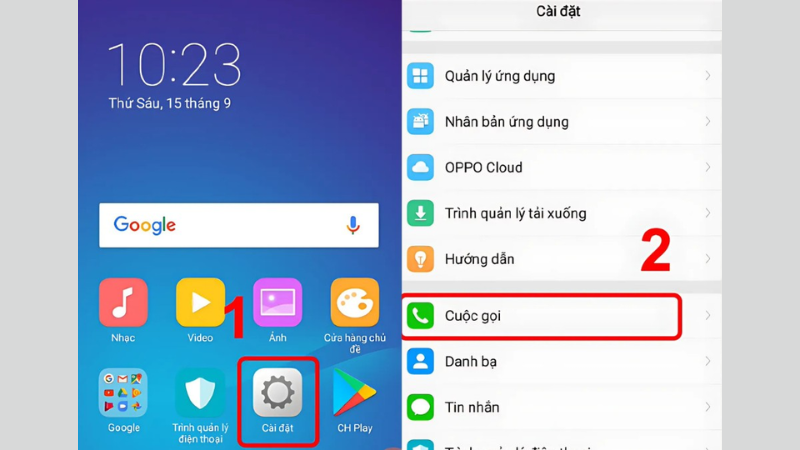 Cách Bỏ Chặn Số Điện Thoại Trên OPPO