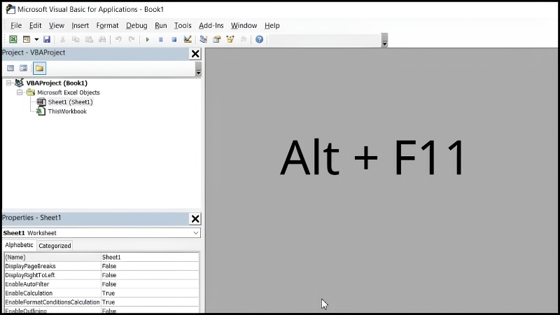 Dùng VBA khi bảng dữ liệu quá lớn bước 1