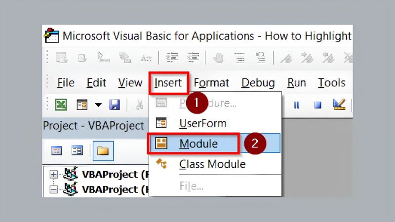 Dùng VBA khi bảng dữ liệu quá lớn bước 2