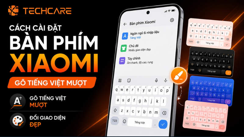 Cách Cài Đặt Bàn Phím Xiaomi Gõ Tiếng Việt Mượt, Đổi Giao Diện Đẹp