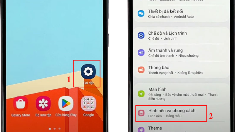 Cách cài đặt hình nền mặc định Samsung dễ dàng