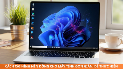 Cách cài hình nền động cho máy tính Windows 10, 11