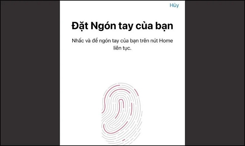 Chạm vào với một lực vừa phải