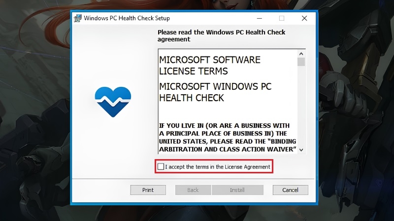 Dùng công cụ PC Health Check của Microsoft bước 1 Dùng công cụ PC Health Check của Microsoft bước 1