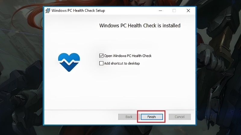 Dùng công cụ PC Health Check của Microsoft bước 2 Dùng công cụ PC Health Check của Microsoft bước 2