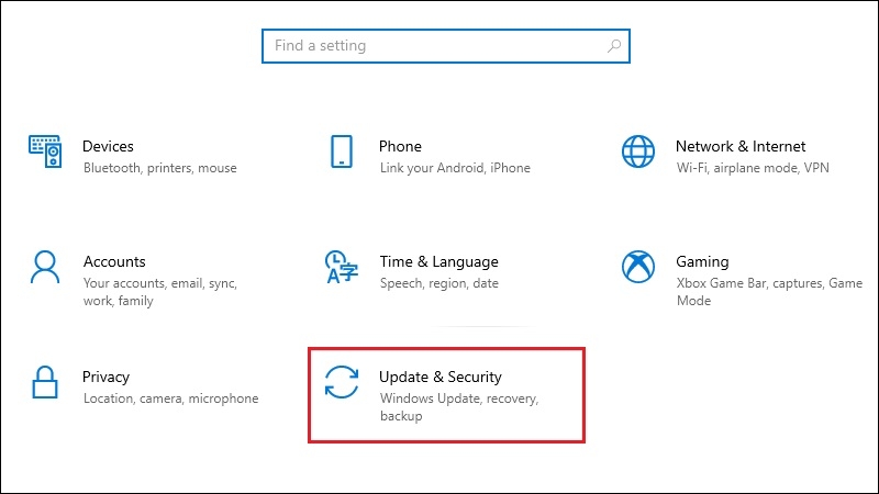 Cập nhật driver card màn hình Windows Update bước 1 Cập nhật driver card màn hình Windows Update bước 1