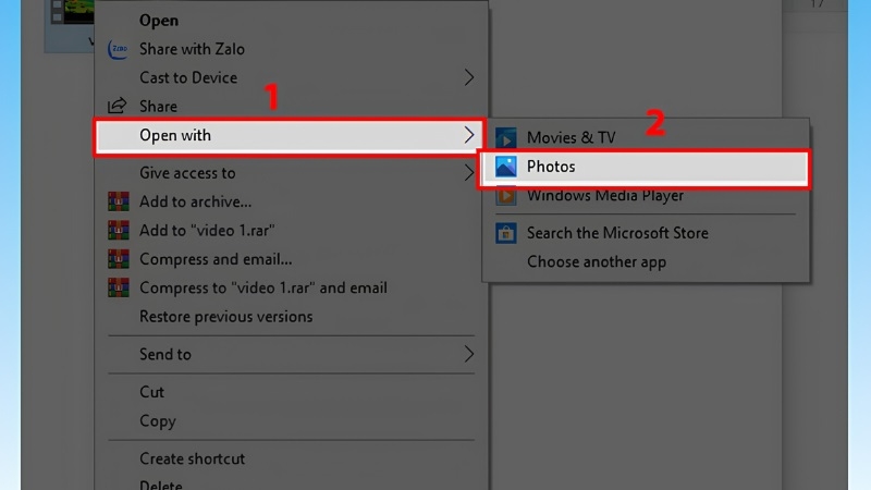 Cắt video trên máy tính Windows 10 bằng ứng dụng Photos Cắt video trên máy tính Windows 10 bằng ứng dụng Photos