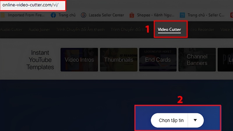 Cắt video trực tuyến bằng Online Video Cutter Cắt video trực tuyến bằng Online Video Cutter